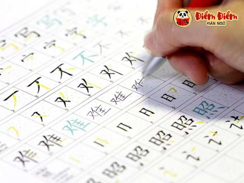 Cấu trúc của bảng chữ cái tiếng Trung