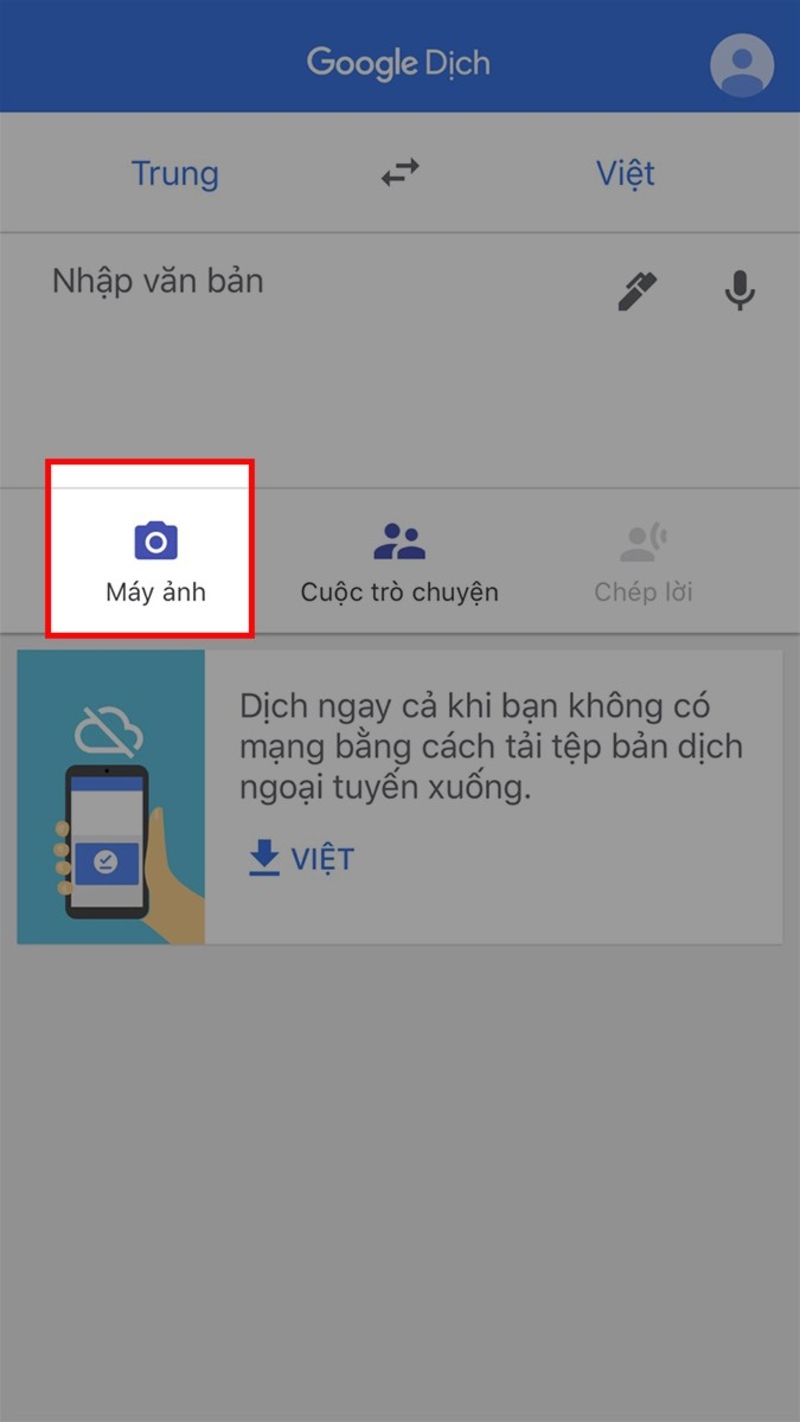 cách dịch tiếng Trung qua hình ảnh bằng Google Dịch